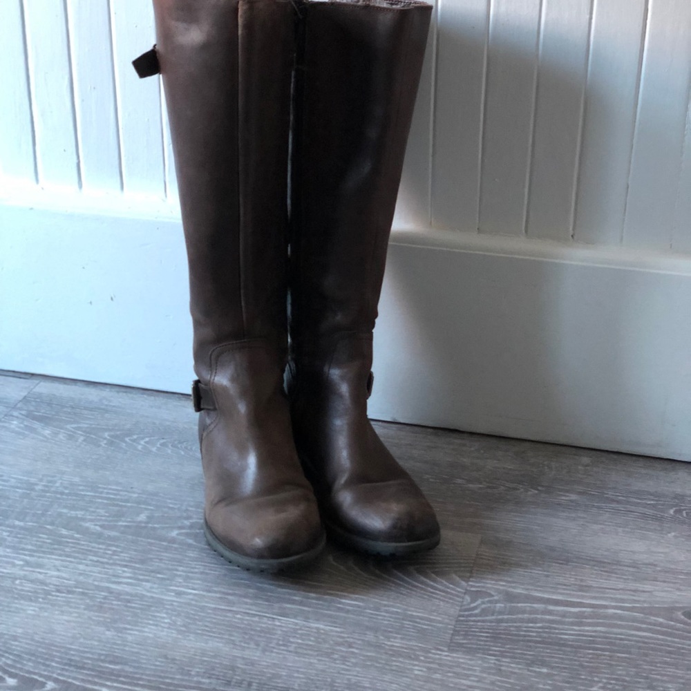 Franco sarto riding brown boots size 6.5